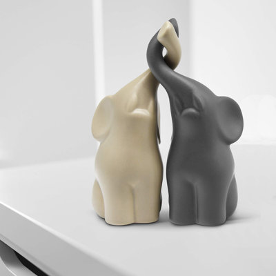 Elephant modern ceramic sculpture