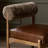 Abella Upholstered Stool with Solid Wood Frame-120150137-120150138