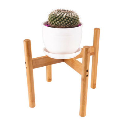 Solid Wood 1 Tier Plant Stand