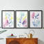 Fuchsia Bloom I - reproduction sur mesure encadrée de qualité supérieure - 3 pièces-588447662
