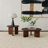 Columbo Brown Round Coffee Table-1729124484