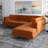 Noam Velvet L-Shaped Sectional-1294854016-1294854017