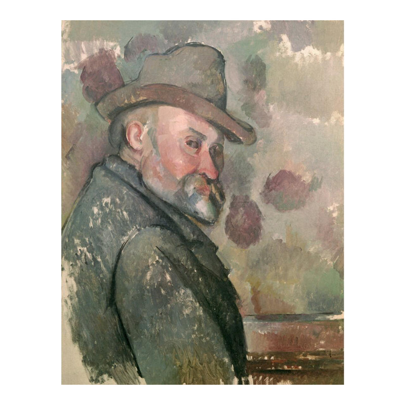 Self Portrait by Paul Cézanne - Giclee Print, 20" H x 16" W
