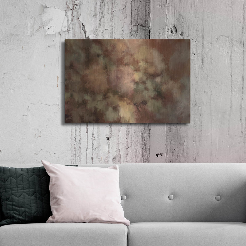  «Fall Floret 1» par Ashley Bradley, art mural en métal, H 24 po x l 36 po