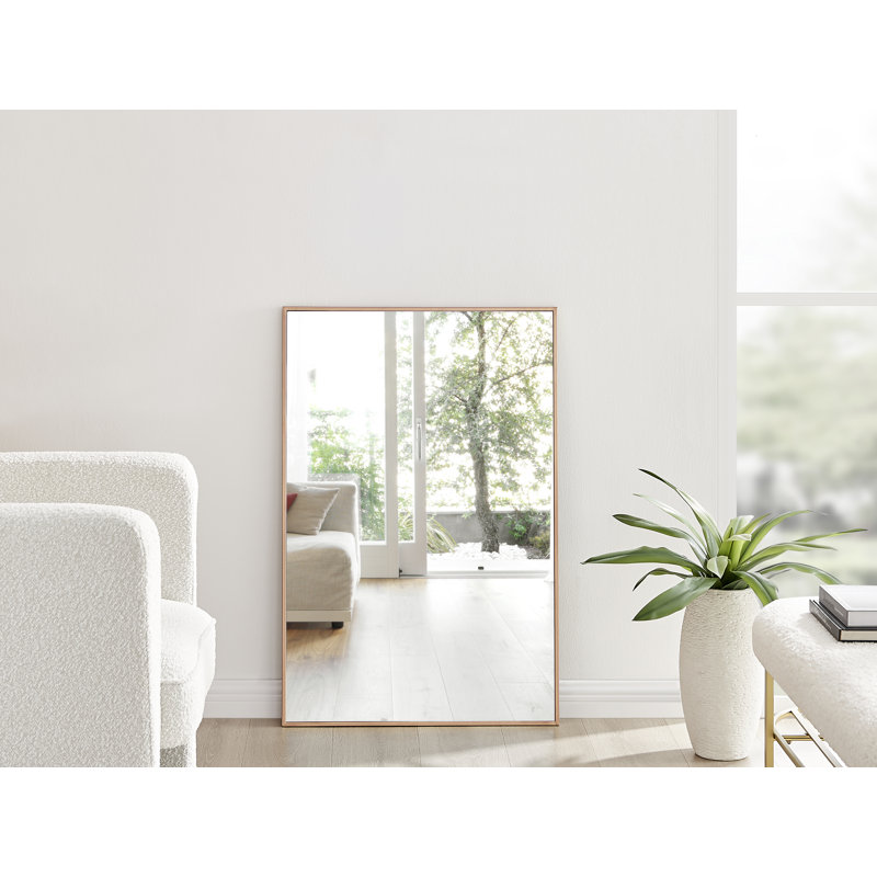 Miroir mural Alcantera, 39,4 po x 26 po, Cuivre