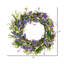 Couronne de 24 po lilas mauve artificielle.