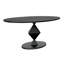 Katana Oval Metal Dining Table