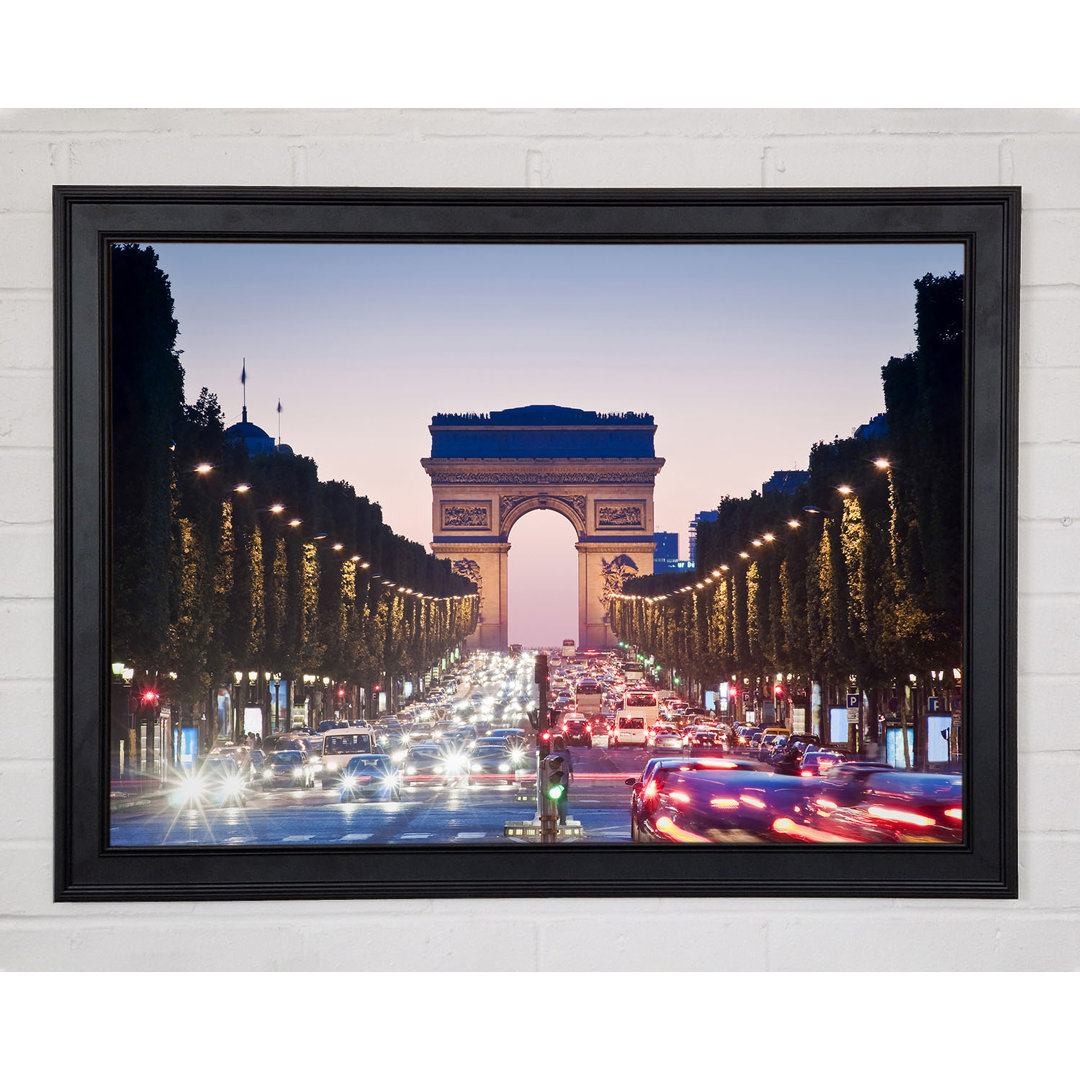 Arc De Triomphe 10 Gerahmter Druck