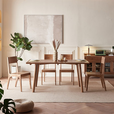 Durable high quality solid wood table set