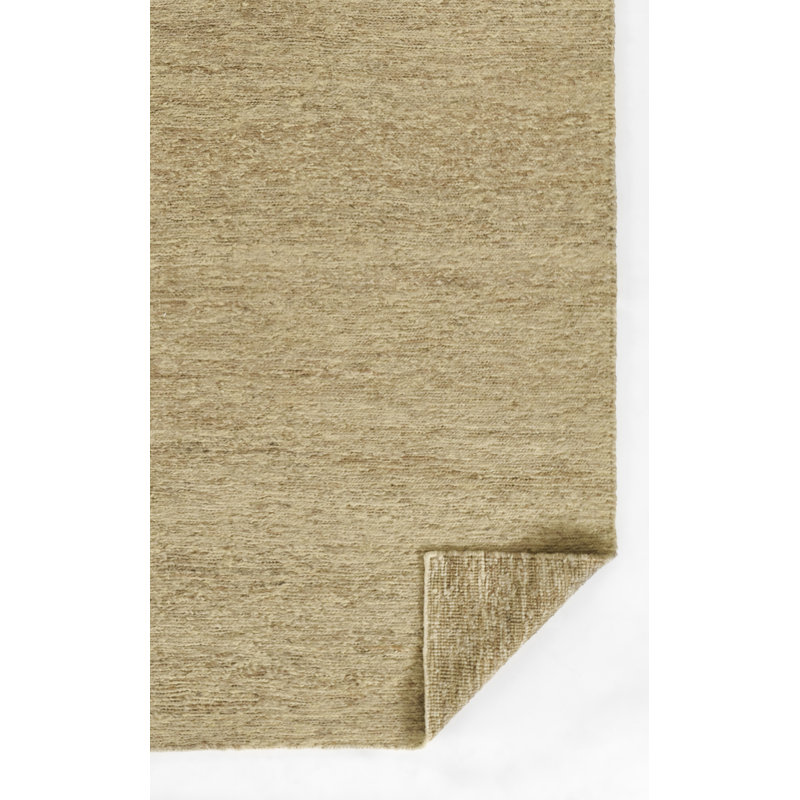 Pure Salt By Momeni Torquay Soumak Machine Weave Jute And Wool Natural Area Rug 6' X 6' Round, Brown, Rectangle 5' x 8'