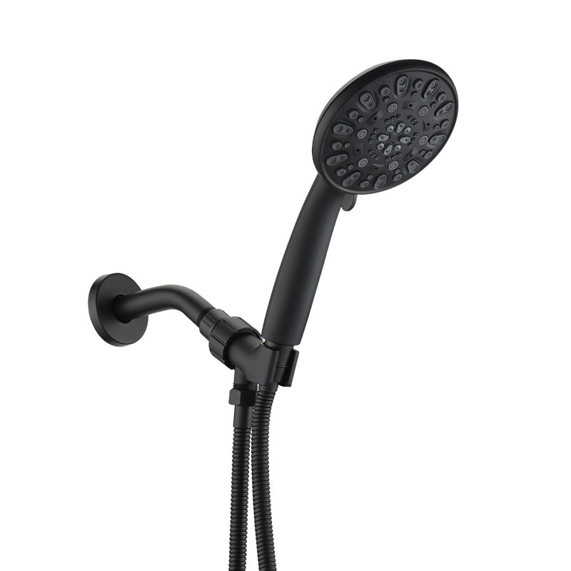 Full/Standard Handheld Shower Head 1.8 GPM GPM, Matte Black