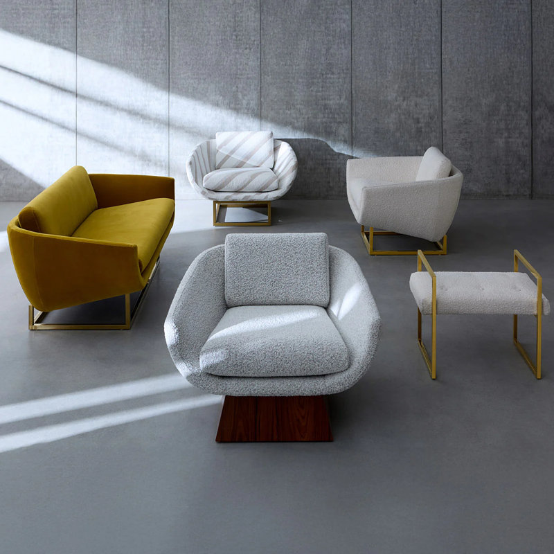 Beaumont Lounge Chair, Varese Lichen