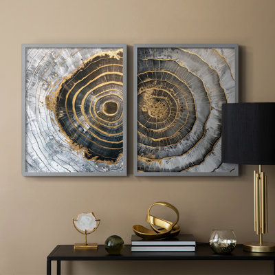ABSTRACT Series CCLXII - Reproduction encadrée de qualité supérieure - prête à être accrochée - aucun clou requis - aucun clou requis