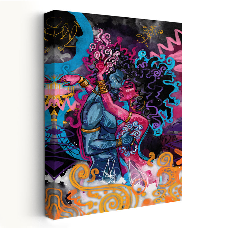 Paix - Art contemporain afro-américain, H 36 po x l 24 po