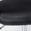 Chaise de bureau en polyuréthane à hauteur ajustable noire Enrique H 33,54 po x l 22,36 po x P 22,36 po Enrique