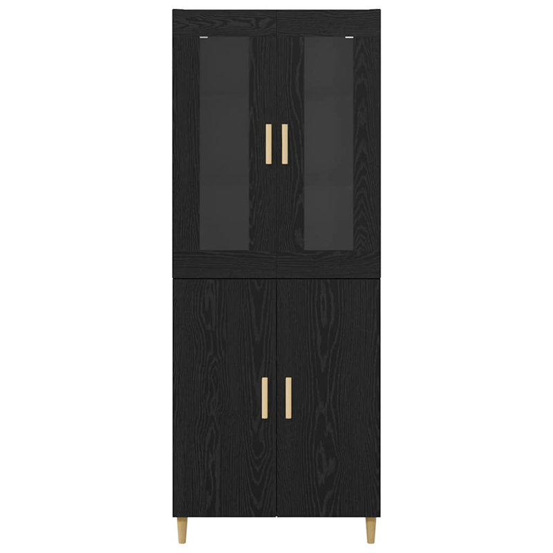 69.5cm Sideboard, Black Oak
