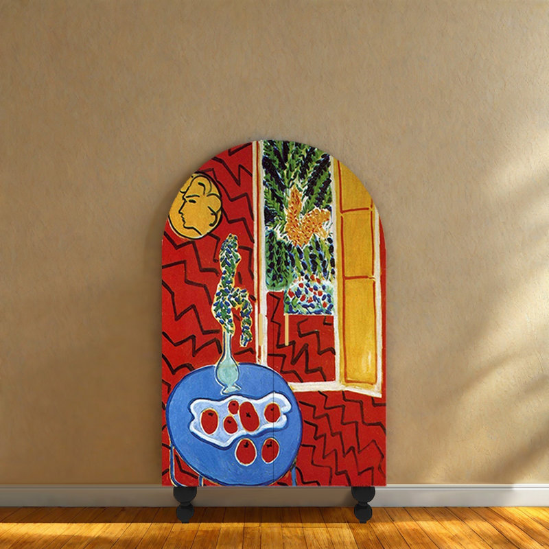 Garde-robe d'art de chambre nordique, Noir / multicolore