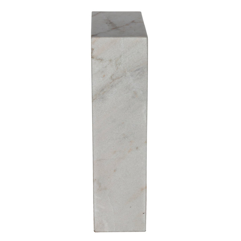 Aero Marble End Table, White Marble