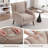 Elegant Wingback Accent Chair with Contemporary Straight Arm Design-660380122