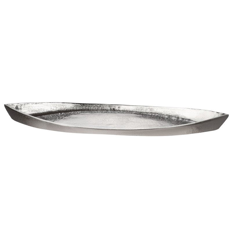 Radabaugh Aluminum Decorative Bowl 1, 6cm H x 60cm W x 21cm D