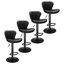 Ensemble de 4 tabourets de bar, tabourets de bar pivotants réglables en cuir de polyuréthane, tabourets de comptoir avec dossier et repose-pieds, tabourets de bar à hauteur de comptoir pour bar, cuisine, salle à manger, centre de divertissement, noir-1603186980-1594804577