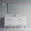 Meuble-lavabo double 61 po avec plateau en résine Alonsa-1366007985-1366007991