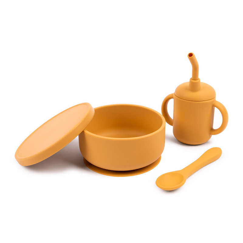 Dinnerware Set 3 Piece, Yellow