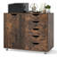 78cm Wide 5 -Drawer Mobile File Cabinet