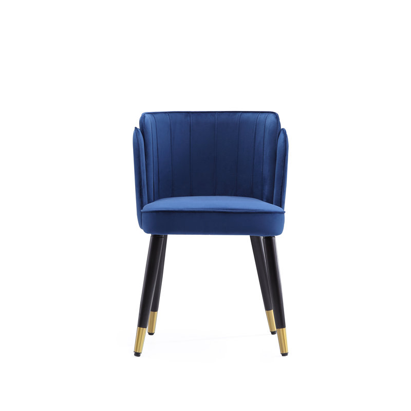 Chaise d'appoint Bacourt, Bleu