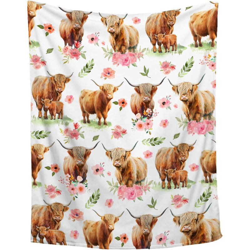 Couverture pour vache Highland, L 40 po x l 30 po