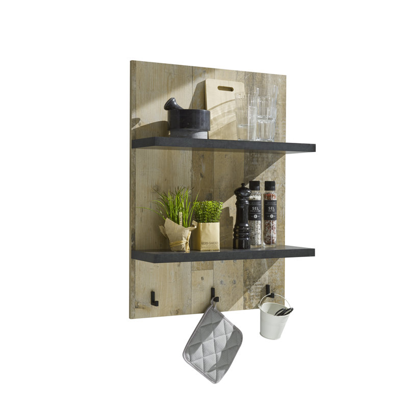 2 Piece Accent Shelf, Natural
