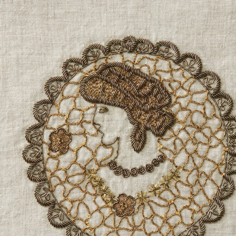 Cameo Linen Lumbar Pillow Cover & Insert