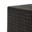 Table d'appoint d'extérieur, cube de table de bout de patio, table basse cannelée MGO pour l'extérieur, jardin, cour, table d'appoint près de la piscine