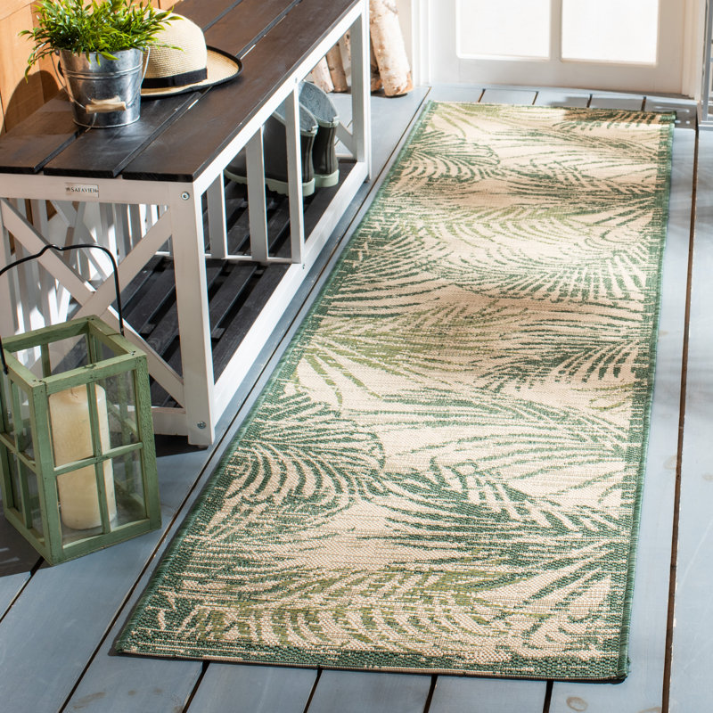 Lueck Performance Floral Indoor/Outdoor Area Rug, Runner 2'3" x 8'