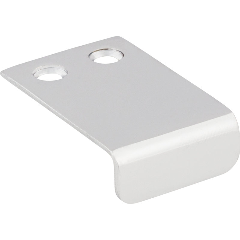 Tab Finger pull, Polished Chrome, 7/16" Center to Center