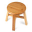Borg Solid Wood Accent Stool