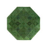 Overyed One-of-a-Kind Octagon 6'1" X 6'1" Hand Knotted Area Rug