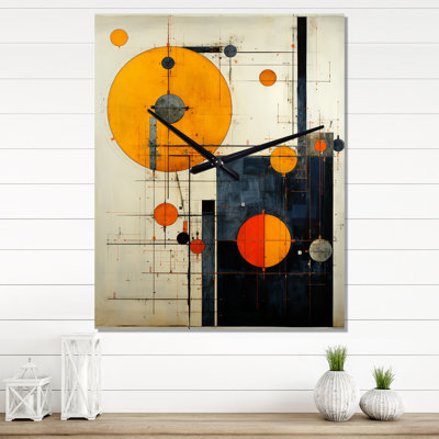 Horloge murale Blissful Voyage Minimal Mid-Century