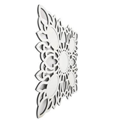 Eduina Glass Frame Mirror