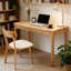Bureau en bois massif avec tiroirs-429350998