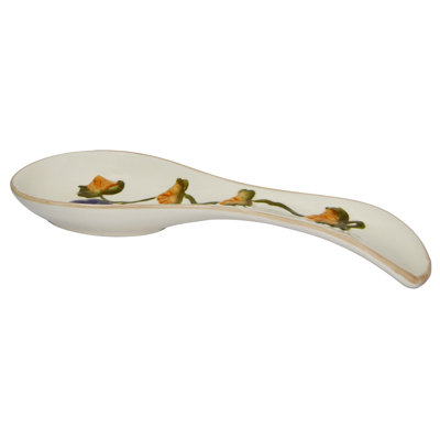 Ceramic / Porcelain Oval Spoon Rest