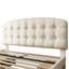 Upholstered Bed With Storage Drawers & Shelves, Adjustable Headboard, Velvet-454328953-454328954