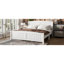 Très grand lit plateforme, lit plateforme en bois massif avec lattes de soutien et structure solide, aucun sommier nécessaire, blanc-802090919-802090915