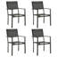 Azjon Patio Dining Armchair with Cushion