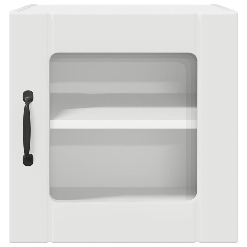 Vidaxl Kitchen Cabinet With Shelf High Gloss White 40 X 31 X 40 Cm, White