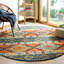 Tapis bleu marine en laine touffeté à la main Vahakn-1316660857