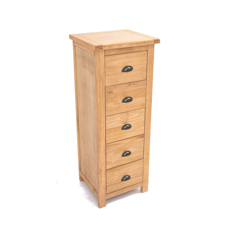 Sarkar 45cm W 5 - Drawer Chest of Drawers