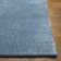 Surles Rectangle Hillside Shag Polyester Area Rug in Blue