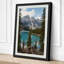 Alpine Lake Wilderness Scandinavian - Wrapped Canvas-1956398648-1956398650
