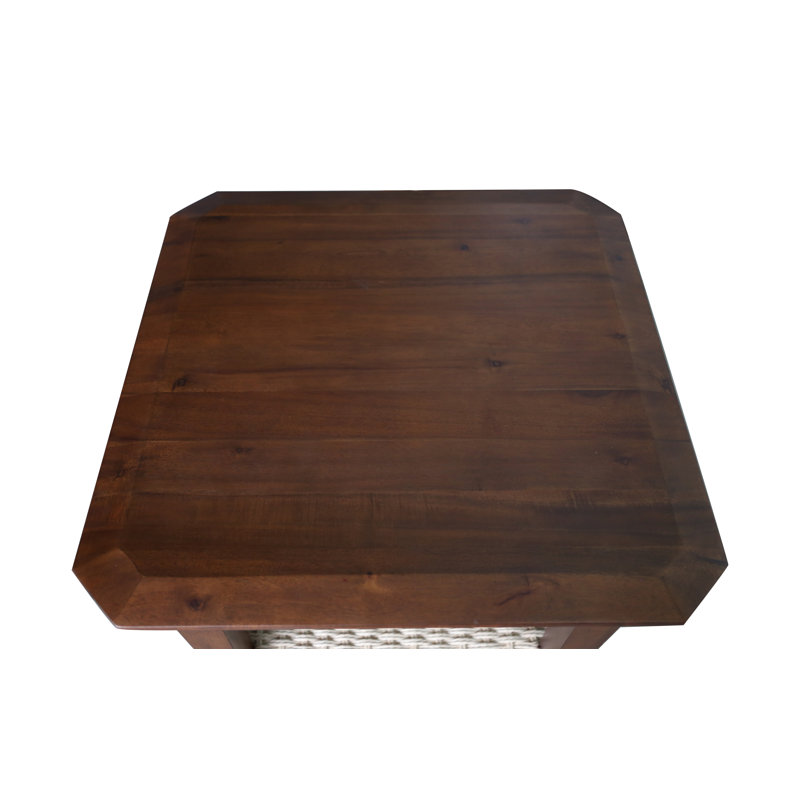 Huron Nightstand with Papercord End Table